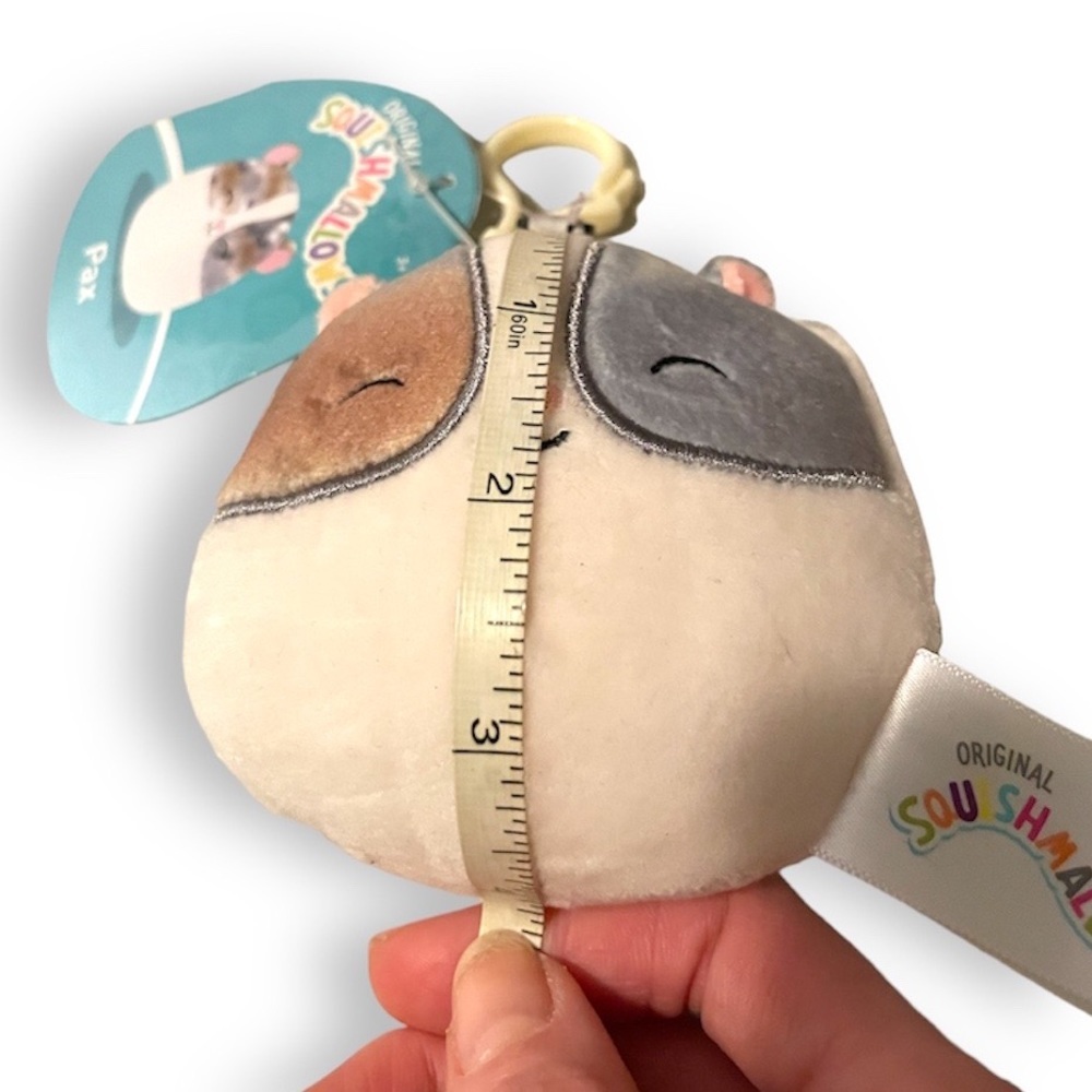 Squishmallow Pax 3.5 Inches Mini Plush Clip On Keychain - Picture 3 of 4
